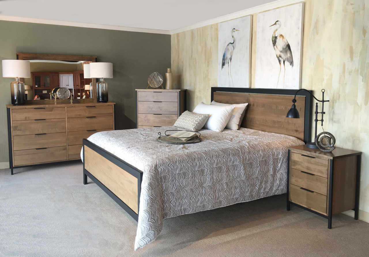 The Dane Bedroom Collection fills a large master bedroom