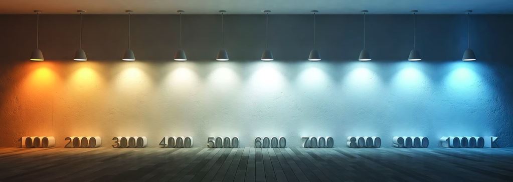 A light display showing the various intensity and colors of light and how they affect the aesthetic of a room